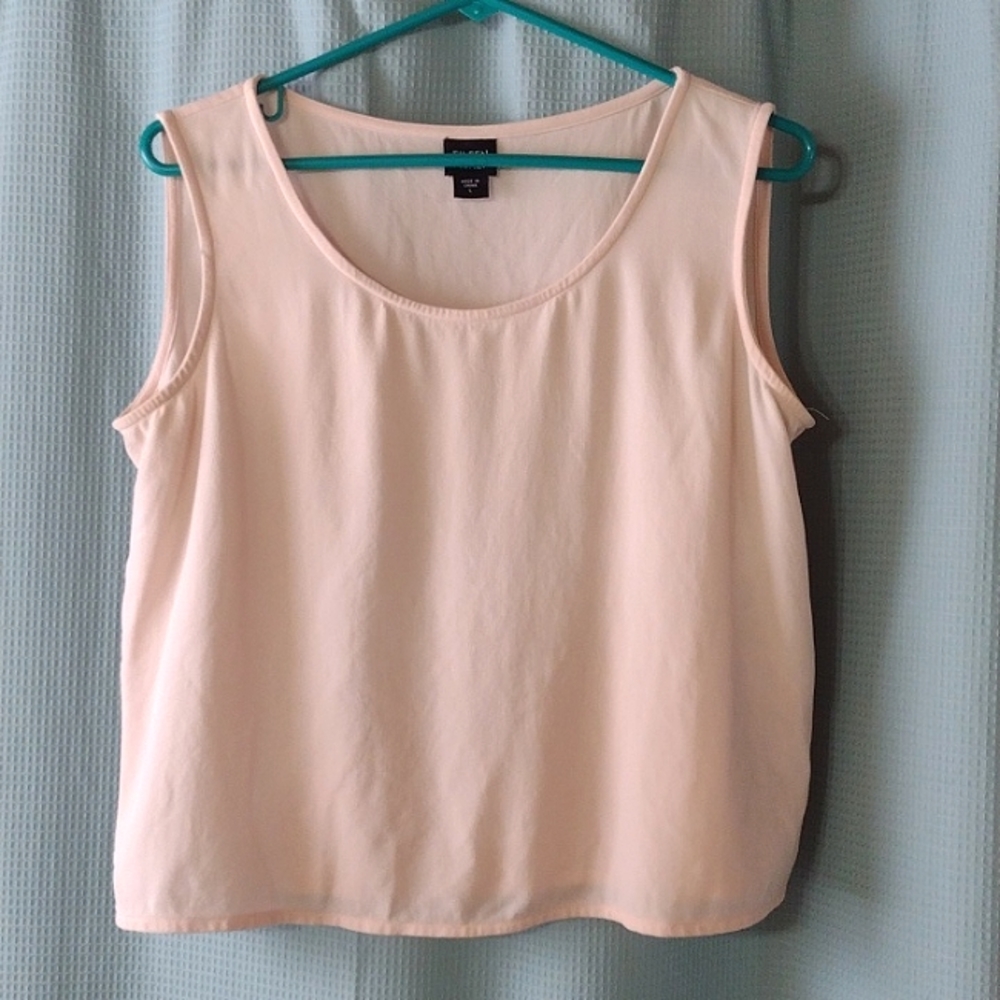 Eileen Fisher Silk Tank Top SIze L